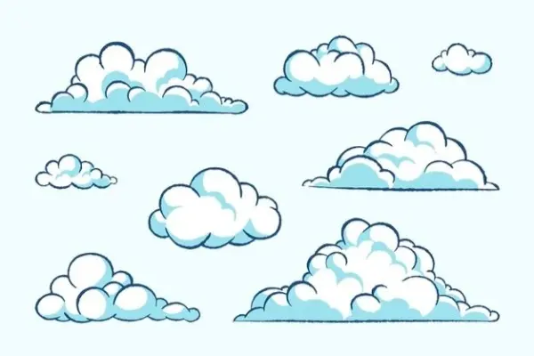 نقاشی انواع ابرهای جذاب و کاربردی