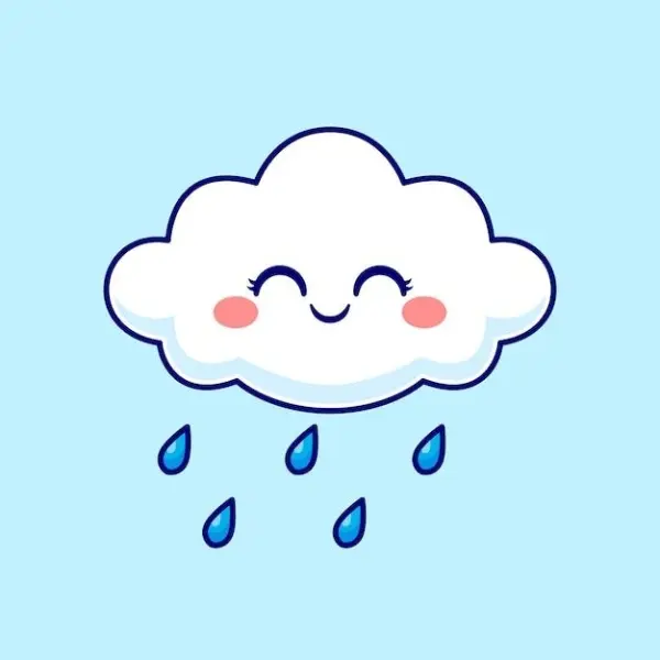 نقاشی ابر برای کلاس اول ابتدایی