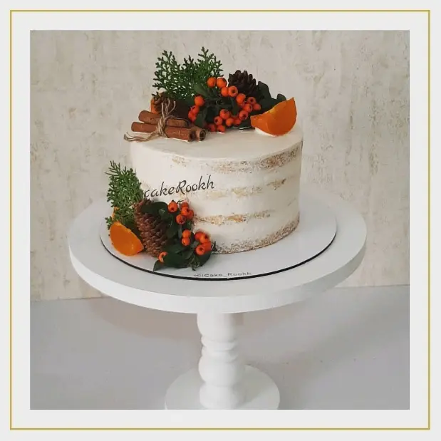 کیک تولد دخترانه آذر ماهی