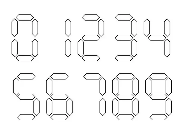 کاربرگ اعداد دیجیتالی