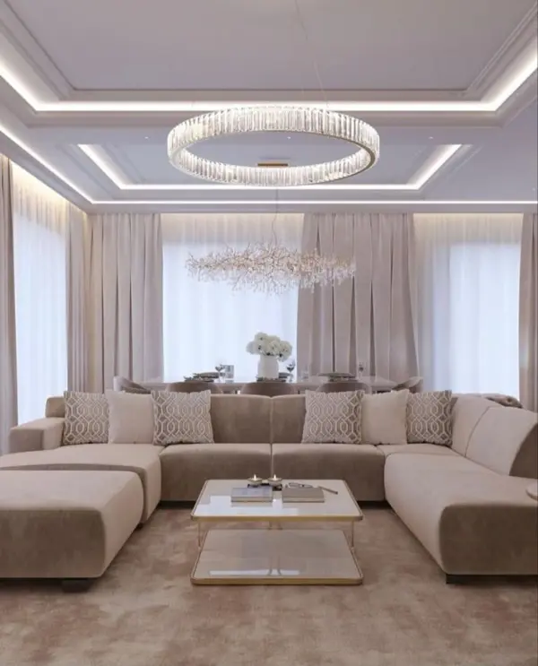 سالن پذیرایی مربعی