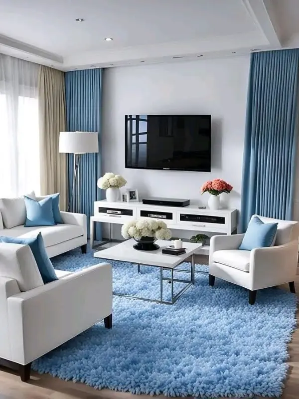 چیدمان سالن پذیرایی مربعی