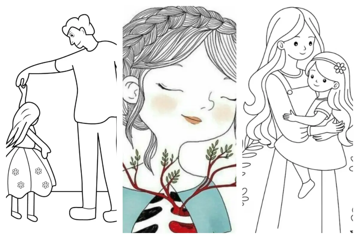 ۴۸ کاربرگ و نقاشی روز دختر ۱۴۰۴ برای کودکان و دانش آموزان