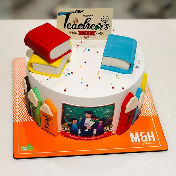 ایده کیک روز معلم
