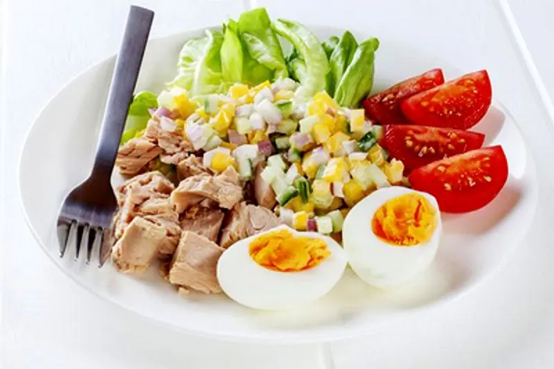 شام رژیمی با تخم مرغ