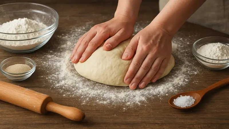 چسپندگی خمیر پیتزا